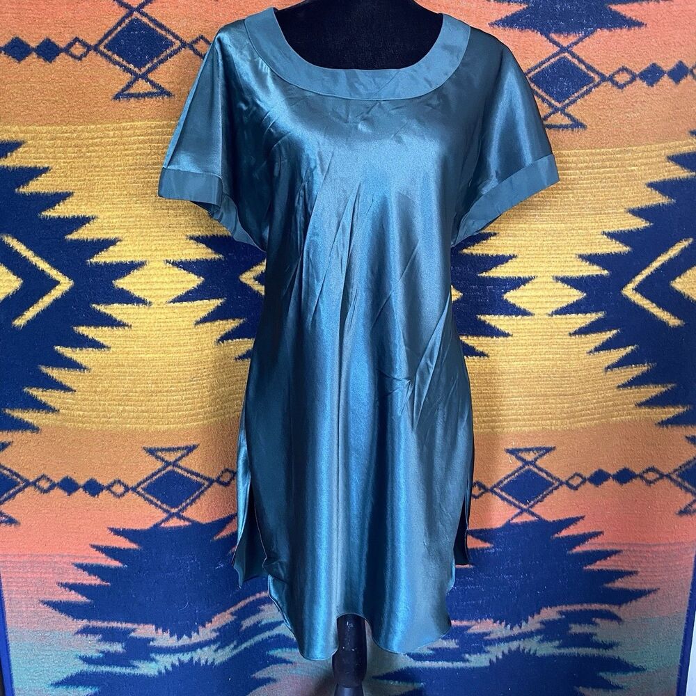 Vintage Victoria’s Secret Gold Label 90’s Green Nightie Nightgown. Lingerie. PS